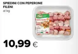 Tigre Spiedini con peperone Fileni offerta