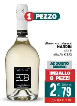 Altasfera Blanc de blancs NARDIN offerta
