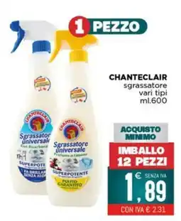 Altasfera Chanteclair sgrassatore universale offerta