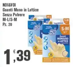 Conté Supermercati Guanti Mono in Lattice Senza Polvere offerta