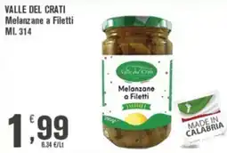 Conté Supermercati Valle del Crati Melanzane a Filetti offerta