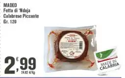 Conté Supermercati Fetta di 'Nduja Calabrese Piccante offerta