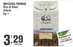 Conté Supermercati Masseria Fornara Riso di Sibari Arborio offerta