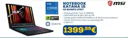 Euronics Notebook Katana 15 offerta