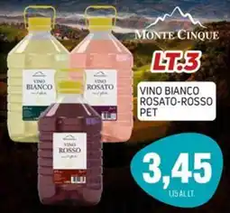 Emporio Amato Monte Cinque Vino Bianco Rosato-Rosso offerta