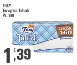 Conté Supermercati Foxy Tovaglioli Tuttidì offerta