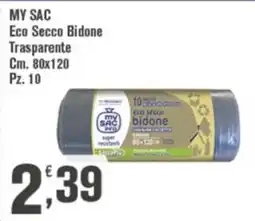 Conté Supermercati My Sac Eco Secco Bidone offerta