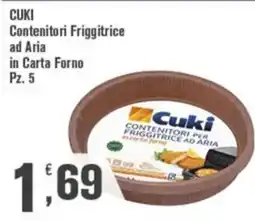 Conté Supermercati Contenitori Friggitrice ad Aria in Carta Forno Cuki offerta