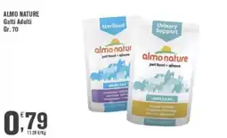 Conté Supermercati Almo Nature Gatti Adulti offerta