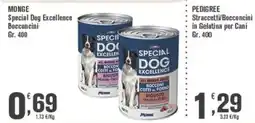 Conté Supermercati Monge Special Dog Excellence Bocconcini offerta