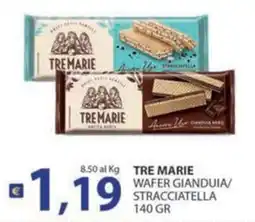 Re Mercato Lucrezia Tre Marie wafer gianduia/stracciatella offerta