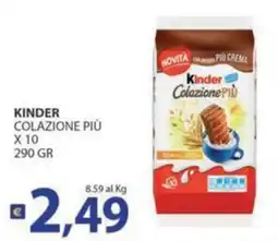 Re Mercato Lucrezia Kinder Colazione Più offerta