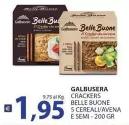 Re Mercato Lucrezia Galbusera Belle Buone Crackers offerta