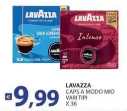 Re Mercato Lucrezia Lavazza caps a modo mio offerta