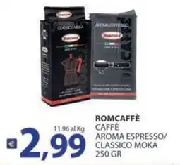 Re Mercato Lucrezia Romcaffè caffè aroma espresso/classico moka offerta