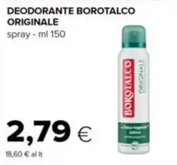 Tigre Deodorante Borotalco Originale offerta