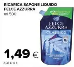 Tigre Felce Azzurra Sapone Liquido Classico offerta