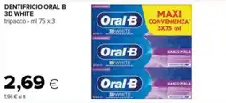 Tigre Dentifricio Oral B 3D White offerta