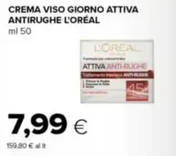 Tigre Crema viso giorno attiva antirughe L'Oréal offerta