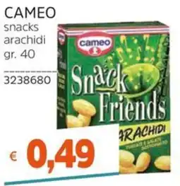 Stop&Shop Cameo Snack Friends arachidi offerta