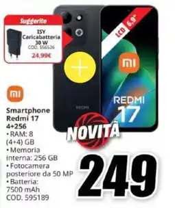 MediaWorld Smartphone Redmi 17 offerta