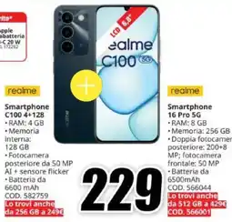 MediaWorld realme Smartphone C100 4+128 offerta