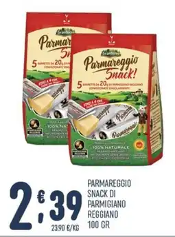 Gruppo Pascar Parmareggio Snack di Parmigiano Reggiano offerta