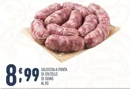 Gruppo Pascar Salsiccia a punta di coltello di suino offerta