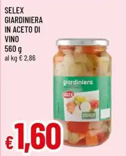 Famila Superstore Selex giardiniera in aceto di vino offerta