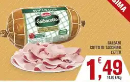 Conté Supermercati Galbani Cotto di Tacchino offerta
