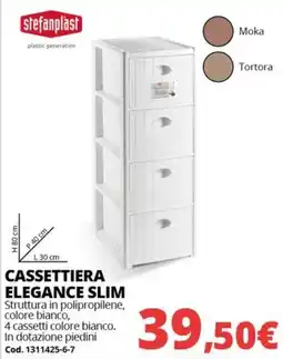Brico Io Cassetiera Elegance Slim offerta
