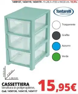 Brico Io Cassettera Tontarelli offerta