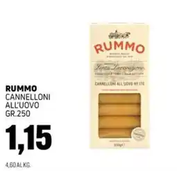 Emporio Amato Rummo cannelloni all'uovo offerta