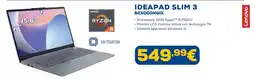 Euronics Lenovo Ideapad Slim 3 offerta