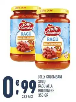 Gruppo Pascar Jolly Colombani Sugo Ragù alla Bolognese offerta
