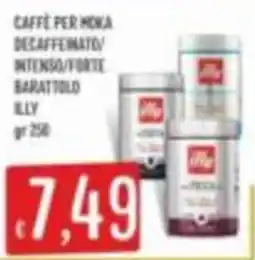 Mercadò Caffè per Moka decaffeinato Intenso/Forte ILLY offerta