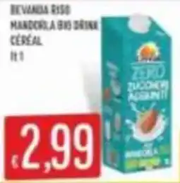 Mercadò Beveranda riso mandorla bio drink cereale offerta