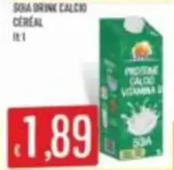 Mercadò Soya drink calcio cereale offerta