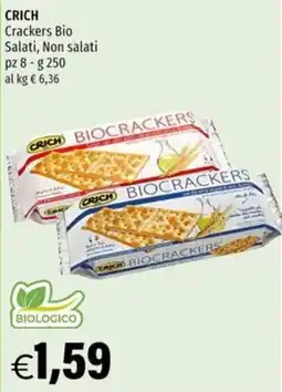 Hurrà Crackers Bio Biocrackers offerta