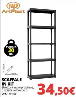 Brico Io Scaffale in kit ArtPlast offerta