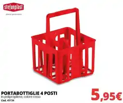 Brico Io Portabottiglie 4 posti Stefanplast offerta