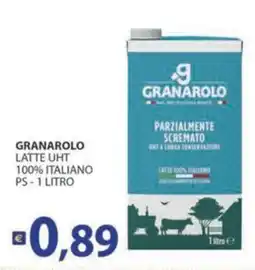 Re Mercato Lucrezia Granarolo latte UHT parzialmente scremato offerta
