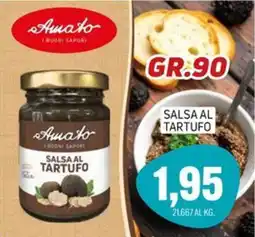 Emporio Amato Amato salsa al tartufo offerta