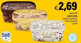 Carte d'Or Gelato vaschetta Gusti assortiti