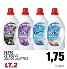 Emporio Amato Certo Detersivo Liquido Lavatrice offerta
