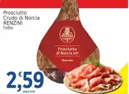 Market Ingross Prosciutto Crudo di Norcia Renzini offerta