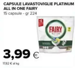 Tigre Capsule lavastoviglie platinum all in one fairy offerta