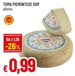Famila Superstore Toma Piemontese DOP all'etto offerta