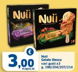 Sigma Null Gelato Stecco offerta