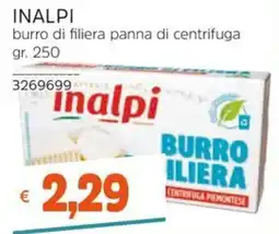 Stop&Shop Burro di filiera panna di centrifuga Inalpi offerta